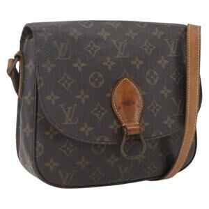 LOUIS VUITTON Monogram Saint Cloud GM Shoulder Bag M51242 LV Auth 157352